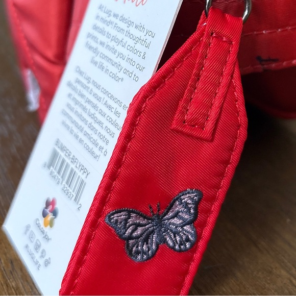 Lug Bumper Toiletries Bag. Butterfly Poppy. NWT - Picture 5 of 9
